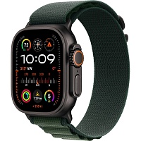 Смарт-часы Apple Watch Ultra 2 49mm Black Titanium Case with Dark Green Alpine Loop Large (MX4T3)