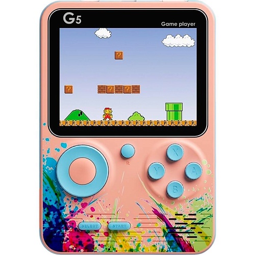 Ретро игровая приставка SUP Game Box G5S 500 in 1 With Controller Pink