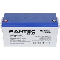 Аккумулятор Pantec GEL 12V (12V/150Ah/1800Wh) (PTG150-12) 