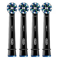 Насадка для зубной щетки Oral-B EB50BK Cross Action Black 4 шт OEM Насадка для зубной щетки Oral-B EB50BK Cross Action Black 4 шт OEM