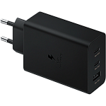 Сетевое зарядное устройство Samsung 65W Power Adapter Trio w/o Cable Black (EP-T6530NBEGRU)