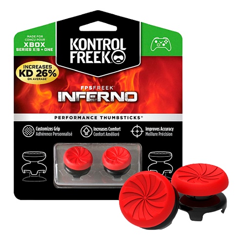 Накладки на стики KontrolFreek: INFERNO 2-pack for XBox Series X/S + One