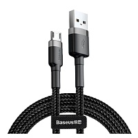 Кабель Baseus Cafule Micro USB 1m (CAMKLF-BG1) Gray/Black Кабель Baseus Cafule Micro USB 1m (CAMKLF-BG1) Gray/Black