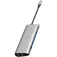 USB-хаб WiWU Alpha 11-in-1 Type-C Gray