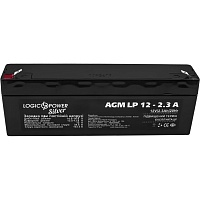 Аккумулятор LogicPower Silver AGM 12V (12V/2.3Ah/27Wh) (3224) Аккумулятор LogicPower Silver AGM 12V (12V/2.3Ah/27Wh) (3224)