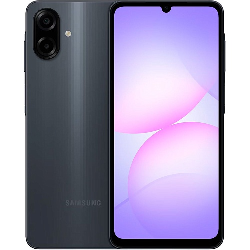Смартфон Samsung Galaxy A07 4/128GB Black (SM-A075FZKG) UA-UCRF
