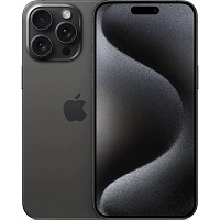Смартфон Apple iPhone 15 Pro Max 256GB eSIM Black Titanium (MU663)