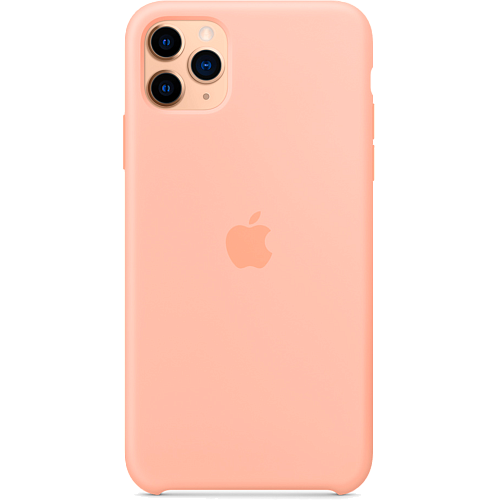 Чехол Silicone Case для Apple iPhone 11 Pro Max (Grapefruit) ААА