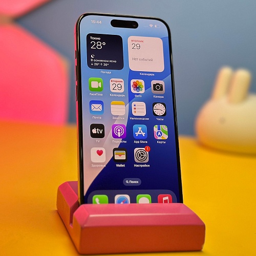 Смартфон Apple iPhone 15 Pro 256GB Black Titanium (7698) Б/У