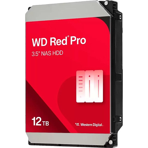 Жесткий диск 3.5" WD Red Pro 12TB SATA 512MB (WD122KFBX)