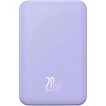 Внешний аккумулятор Baseus Magnetic Mini 20W 20000 mAh Purple (PPCX150005)
