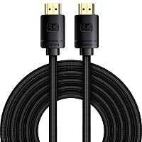 Кабель Baseus High Definition Series HDMI 2.1 8K 5m Black (WKGQ040201) - придбати в Дніпрі, Україні: ціна, характеристики | інтернет-магазин TOUCH