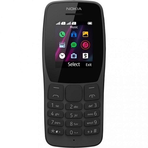 Мобильный телефон Nokia 110 Dual Sim Black (16NKLB01A07) UA-UCRF