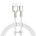 Кабель Baseus Cafule Metal USB to Lightning 1м White (CALJK-A02)