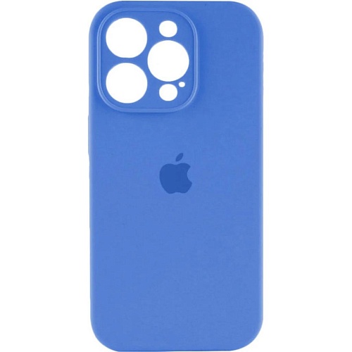 Чехол Silicone Case Camera Protect для Apple iPhone 16 Pro Max Royal Blue AA