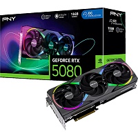 Видеокарта PNY GeForce RTX 5080 ARGB EPIC-X RGB OC 16GB (VCG508016TFXXPB1-O) UA