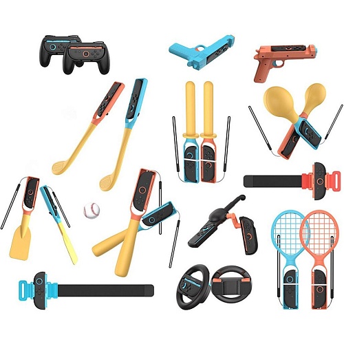 Набір тримачів Dobe TNS-5113 для Nintendo Switch 2 Joy-Con 24in1 - придбати в Дніпрі, Україні: ціна, характеристики | інтернет-магазин TOUCH