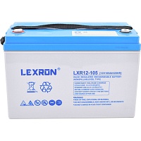 Аккумулятор Lexron GEL 12V (12V/105Ah/1260Wh) (LXR12-105)