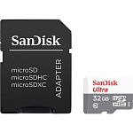 Карта пам'яті SanDisk microSDHC 32GB UHS-I Ultra A1 + SD Adapter (SDSQUNR-032G-GN3MA)