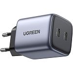 Мережевий зарядний пристрій Ugreen CD294 Nexode 45W Charger Space Gray (90573)