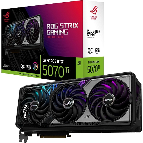 Відеокарта Asus ROG Strix GeForce RTX 5070 Ti 16GB (ROG-STRIX-RTX5070TI-16G-GAMING) EU - придбати в Дніпрі, Україні: ціна, характеристики | інтернет-магазин TOUCH