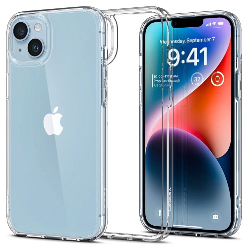 Чехол Spigen Ultra Hybrid для Apple iPhone 14 Plus Crystal Clear (ACS04894)