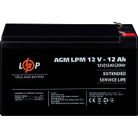 Аккумулятор LogicPower AGM 12V (12V/12Ah/144Wh) (6550) Аккумулятор LogicPower AGM 12V (12V/12Ah/144Wh) (6550)
