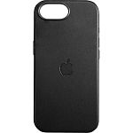 Чехол Apple Leather Case with MagSafe для iPhone 16e Black AAA