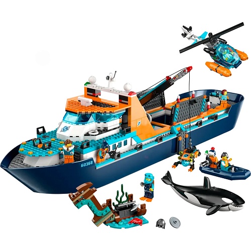 Конструктор LEGO City Арктичний дослідницький корабель (60368) - придбати в Дніпрі, Україні: ціна, характеристики | інтернет-магазин TOUCH