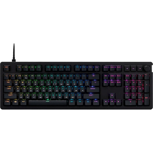 Клавиатура HyperX Alloy Rise PBT HX Red UA Black (7G7A3AA)