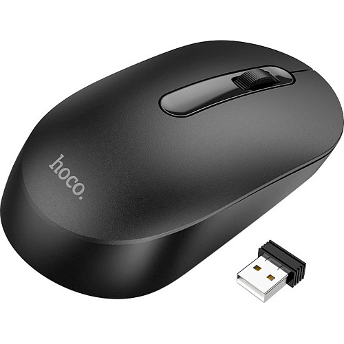 Мышь Hoco GM14 Platinum Wireless Black (757869)