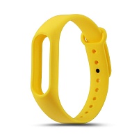 Силиконовый ремешок для Xiaomi Mi Band 3/4 (Yellow) Силиконовый ремешок для Xiaomi Mi Band 3/4 (Yellow)