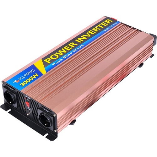 Автомобильный инвертор Pulsepad PSW-3000 12V 3000W Pure Sine Wave