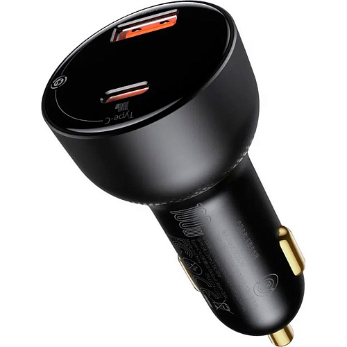 Автомобильное зарядное устройство Baseus Superme Digital Display PPS USB-A/USB-C 100W (CCZX-01)