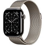 Смарт-годинник Apple Watch Series 11 GPS + Cellular 42mm Natural Titanium Case with Natural Milanese Loop (MF8P4)