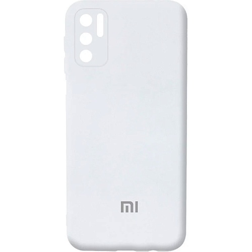 Чехол Silicone Cover Full Camera для Xiaomi Redmi Note 10 5G / Poco M3 Pro (White) HC