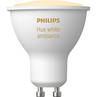 Умная лампочка Philips Hue GU10 White Ambiance 1шт (929001953309) Умная лампочка Philips Hue GU10 White Ambiance 1шт (929001953309)