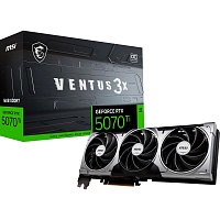 Видеокарта MSI GeForce RTX 5070 Ti 16G VENTUS 3X OC (G507T-16V3C) UA Видеокарта MSI GeForce RTX 5070 Ti 16G VENTUS 3X OC (G507T-16V3C) UA