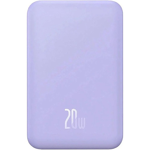 Внешний аккумулятор Baseus Magnetic Mini 20W 20000 mAh Purple (PPCX150005)