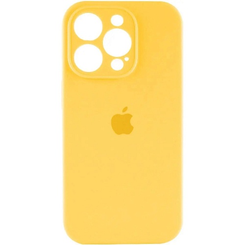 Чехол Silicone Case Camera Protect для Apple iPhone 16 Pro Max Sunny Yellow AA