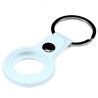 Чехол для Apple AirTag - Silicone Key Ring (White) HC Чехол для Apple AirTag - Silicone Key Ring (White) HC