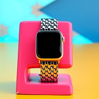 Смарт-часы Apple Watch SE 2 GPS 40mm Starlight Aluminium Case with Lake Green Sport Loop 2024 (MXEH3) Б/У