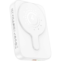 Внешний аккумулятор Hoco J117A Esteem MagSafe 10000mAh 20W White (605830) Внешний аккумулятор Hoco J117A Esteem MagSafe 10000mAh 20W White (605830)