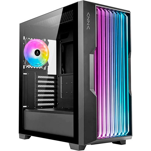 Корпус Azza Guardian Glass Black (CSAZ-520BG)