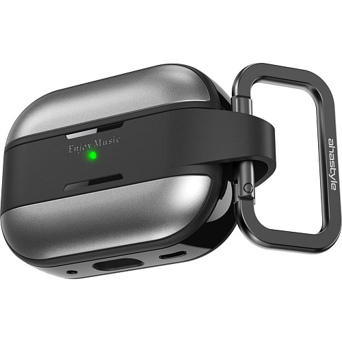 Чохол AhaStyle Rugged Aluminium Case для AirPods Pro 2 Dark Grey - придбати в Дніпрі, Україні: ціна, характеристики | інтернет-магазин TOUCH