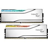 Модуль памяти DDR5 G.Skill Trident Z5 Royal 2x16GB 6000MHz Silver (F5-6000J2836G16GX2-TR5S) Модуль памяти DDR5 G.Skill Trident Z5 Royal 2x16GB 6000MHz Silver (F5-6000J2836G16GX2-TR5S)