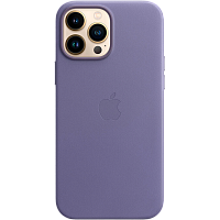 Чехол Leather Case с MagSafe для Apple iPhone 13 Pro Max (Wisteria) ААА