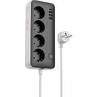 Сетевой фильтр Hoco AC21 Sunlight Black