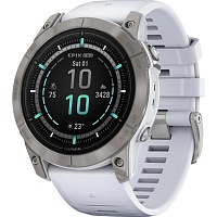 Смарт-годинник Garmin Epix Pro (Gen 2) Sapphire Edition 51mm Titanium with Whitestone Band (010-02804-10) - придбати в Дніпрі, Україні: ціна, характеристики | інтернет-магазин TOUCH Смарт-годинник Garmin Epix Pro (Gen 2) Sapphire Edition 51mm Titanium with Whitestone Band (010-02804-10) - придбати в Дніпрі, Україні: ціна, характеристики | інтернет-магазин TOUCH