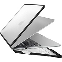 Пластиковая накладка (верх и низ) DK HardShell Case для Apple MacBook Pro 16" M1-M4 A2485/A2780/A2991/A3403/A3186 (2021-2024) Black